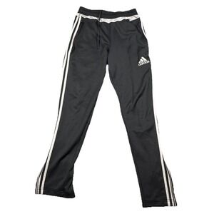 Adidas Climacool womens Gray 3 White Striped‎ Track Pants Size Small